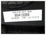 LH Driver Side Interior Door Panel Jet Black 2015 Buick Encore
