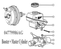 04779986AG New NOS Master Cylinder Booster 2010-2020 Chrysler 300 Dodge Charger