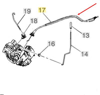 13249523 New GM Lock Cable Rear Side Door Inside Handle 2010-2016 Buick LaCrosse