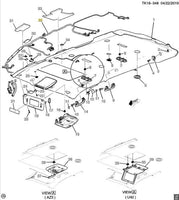 Genuine GM Antenna Roof Wire Harness RH Side 2016 Escalade Suburban Tahoe Yukon