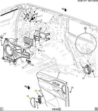 Rear Passenger Side Door Panel Speaker and Grille 2021-24 Cadillac Chevrolet GMC