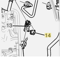OEM Fuel Tank Pressure Sensor 13502903 Buick Cadillac Chevrolet GMC Saab Saturn