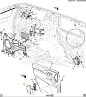 Rear Passenger Side Door Panel Wire Harness 2021-2024 Cadillac Chevrolet GMC