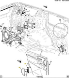 Rear Passenger Side Door Panel Wire Harness 2021-2024 Cadillac Chevrolet GMC