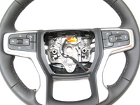 85551786 New OEM Steering Wheel Black 2021-23 Chevrolet Silverado Suburban Tahoe