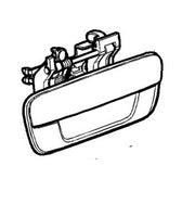 Handle Pickup Box Endgate Latch Gray Silver Chrome Chevrolet Colorado GMC Canyon