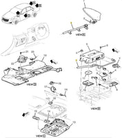 Genuine GM Radio & Mobile Telephone Location Antenna Cable 2016-17 Cadillac CTS
