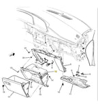 Front Instrument Panel Trim Plate Linear Tiger 2021 Cadillac Escalade 85119363