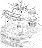 Engine Air Intake Hose Debris Screen 2021 Cadillac Escalade Suburban Tahoe Yukon