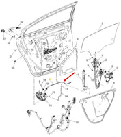13249523 New GM Lock Cable Rear Side Door Inside Handle 2010-2016 Buick LaCrosse