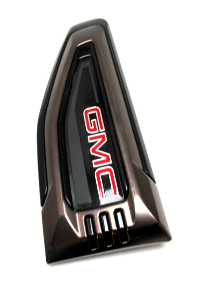 GMC Red Latters Fender Vent Emblem Left Side 85532991 2021-23 GMC Yukon Yukon XL