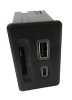Multimedia Memory Card, USB, USBC Receptacle 2019 Buick Cadillac Chevrolet GMC
