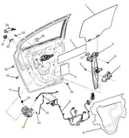 13579557 New OEM Door Lock Actuator Left Rear 4 Pin Plug 2013-15 Chevrolet Cruze