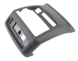 Front Floor Center Console Rear Panel Black Leather 2021-2024 Cadillac Escalade