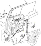 OEM Rear Left Window Regulator Motor 2015-2020 Cadillac Escalade Tahoe GMC Yukon