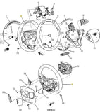 84978462 OEM Steering Wheel Black Leather Free Lane 2021-2024 Cadillac Escalade