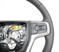 85551786 New OEM Steering Wheel Black 2021-23 Chevrolet Silverado Suburban Tahoe