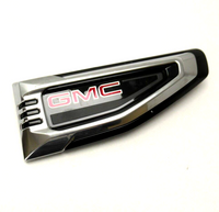 GMC Red Latters Fender Vent Emblem Right Side 84956290 2021 GMC Yukon Yukon XL