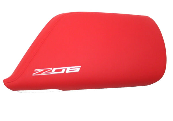 GM Floor Console Lid in Adrenaline Red w/ Z06 Logo 2015-2019 Chevrolet Corvette