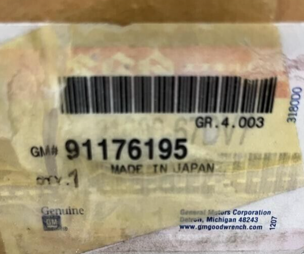 OEM GM Transmission Assembly, Automatic for 2001 Chevrolet Tracker 2.5L 91176195