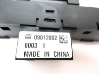 90802666 New OEM GM Black Hazard Warning Switch For 2014-2016 Buick LaCrosse