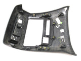 Front Floor Center Console Rear Panel Black Leather 2021-2024 Cadillac Escalade