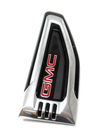 GMC Red Latters Fender Vent Emblem Right Side 84956290 2021 GMC Yukon Yukon XL