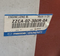 Mazda ZZCA02300ROA New Engine Long Block L4 2.3L 2005 2006 2008 Mazda Tribute