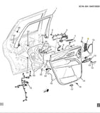 Front Driver Side Door Main Switch Wire Harness 2021 Cadillac Chevrolet GMC
