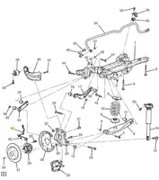 Rear Driver & Passenger Side Wheel Speed Sensor 2012-2013 Buick LaCrosse Regal