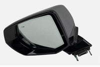 LH Side Mirror Satin Steel Gray Camera Blind Spot Escalade Suburban Tahoe Yukon