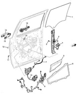Rear Driver Side Door Latch 2021-2024 Cadillac Escalade Tahoe GMC Yukon