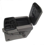 Gray Front Center Console Seat Arm Rest Storage Compartment 15 Silverado Sierra