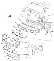 Parking Assist Bumper Sensor Burgundy Tip Escalade Silverado Sierra Tahoe Yukon