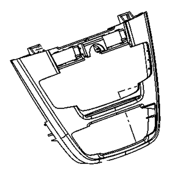 22759483 OEM Instrument Panel Lower Center Trim Black 2012-2013 Buick Regal