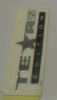 Original GM Texas Edition Emblem 3D Silver Black Chevrolet Silverado GMC Sierra
