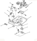 Overhead Roof Console Garage Door Home Link Liftgate Motion Rear Sunroof