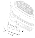 OEM GM Front License Plate Bracket 2021 Cadillac Escalade Tahoe Suburban Yukon