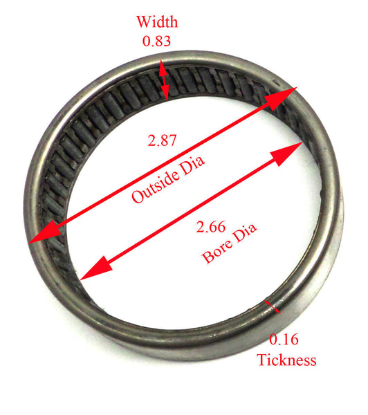 Drawn Cup Needle Roller Bearings with Open Ends Front Inner Shaft Bearing F69634