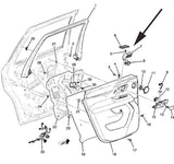 84567044 Door Switch Rear Left Side Jet Black CT4 Envision Escalade Tahoe Yukon