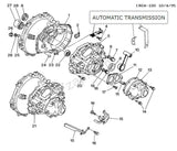 970978930 Isuzu Automatic Transmission 1990-1993 Geo Storm Isuzu Impulse 1.6L