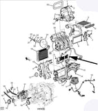 84956142 HVAC Front Heather Defrost Core n Harness Escalade Tahoe Suburban Yukon