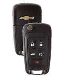 2 Keyless Entry Remote Key Fob 5 Button Chevrolet Cruze Equinox Impala Malibu SS