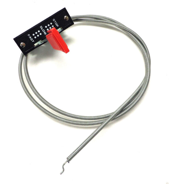 7-03907 Lawn Mower Throttle Control 54" Long 1/2" Wire Mounted Left Right Center