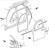 Passenger Front Door Window Weatherstrip Escalade Silverado Sierra Tahoe Yukon