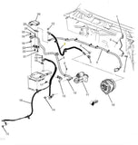 Negative Positive Battery Cable 2010-14 Escalade Silverado Suburban Sierra Yukon