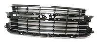 Front Grille Black Small Chrome Chevrolet Suburban Tahoe no Grille Opening Bezel