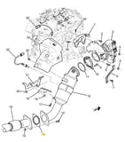 84809493 2-Gaskets X Catalytic Converter Cadillac Escalade Silverado GMC Sierra
