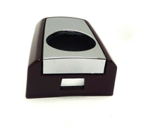 Left Hand Front Door Handle Bezel with Keyhole Painted Red Baroque
