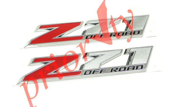84126998 OEM Front Door z71 Off Road Emblems Chevrolet Colorado Silverado Sierra